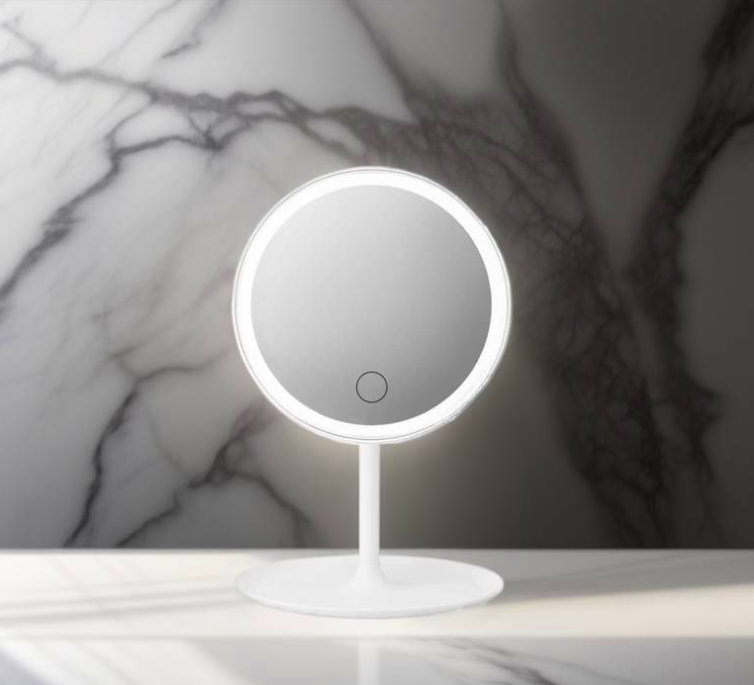Miroir LED Rotatif Rechargeable